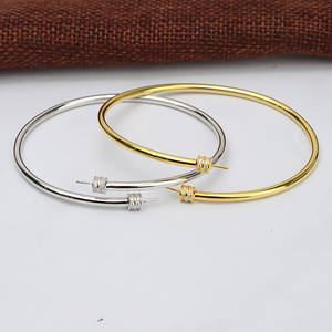 Pulsera de Plata de Ley S925 Personalizada con Doble Perla Hueca para Mujer, Anillo de Mano DIY con Accesorios Huecos de Semi-Perla - Product Image 4