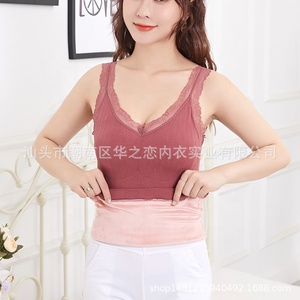 Nuova biancheria intima termica da <span class=keywords><strong>donna</strong></span> in velluto spesso gilet <span class=keywords><strong>caldo</strong></span> da <span class=keywords><strong>donna</strong></span> biancheria intima termica senza cuciture - Product Image 3