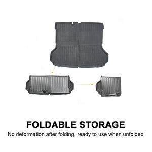 Alfombrillas impermeables para maletero de coche, Tpe, personalizadas, para todo tipo de clima, 3d, para <span class=keywords><strong>Volkswagen</strong></span> ID.4, 2021 - Product Image 3