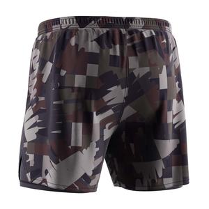 Pantalones Deportivos de Compresión de Secado Rápido para Gimnasio, Diseño Personalizado, Pantalones Cortos Deportivos 2 en 1 con Estampado de Camuflaje - Product Image 3