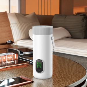 Nouvelle arrivée, bouilloire électrique sans fil rechargeable par USB, contrôle de la température, bouilloire à eau bouillante en acier inoxydable - Product Image 2