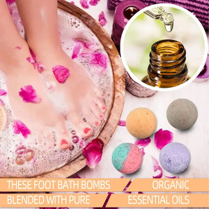Ensemble cadeau de bombes de bain relaxantes de spa de haute qualité boules de sel parfaites pour le spa à bulles relaxant hydratant - Product Image 3