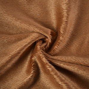 Plain Colors Pink <strong>Red</strong> Super Soft Velvet <strong>Material</strong> 100% Polyester Velboa Plush Fabric - Product Image 2