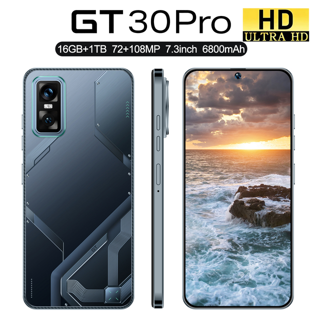 2025 New High-Configuration Infinix GT30 Pro Perforated 7.3-Inch 144Hz Large Screen Android Deca-Core Multi-SIM Global 5G Phone