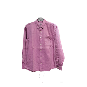 เสื้อเชิ้ตผู้ชายทรงเข้ารูป แขนยาว ผ้าฝ้ายทวิล 100% ย้อมเส้นด้าย ลายฟลานเนล ดีไซน์ใหม่ ปกคอพับ ระบายอากาศได้ดี คุณภาพเยี่ยม - Product Image 1