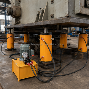 Vérin hydraulique électrique à double effet ultra haute pression à piston solide pour levage d'équipements lourds - Product Image 5