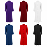 Professionelles Gothic-Kostümset für Herren, TV- und Film-Verkleidungen, Halloween, Umfangreiche 6-Farben-Auswahl, Schwarz, Blau, Grün, Lila, Rot, Weiß, Premium-Qualität