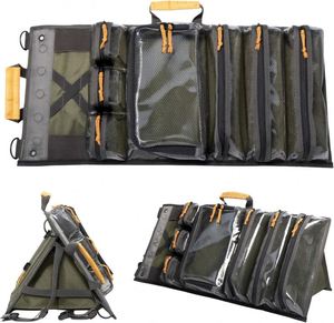 Échantillon gratuit : Organisateur pour clés, pochettes à fermeture éclair pour douilles, housse enroulable pour électricien, mécanicien, ordinateur portable - Product Image 1