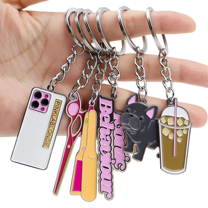 Porte-clés Émail Ours Mignon Kawaii Rose, Breloque Animale pour Sac à Dos et Sac à Main pour Femmes et Filles, Décoration, Cadeau d'<span class=keywords><strong>Anniversaire</strong></span> - Product Image 2