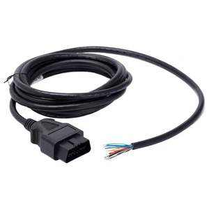OBD 2 연장 케이블 16pin 남성-여성 어댑터 원형 PVC 범용 풀 케이블 와이어 하네스 - Product Image 6