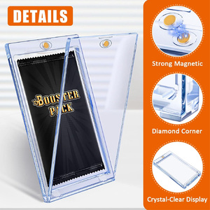 Protettore per Bustine di Carte Pokémon MTG TCG, Custodia Magnetica UV per Carte, Espositore per Bustine di Carte - Product Image 3