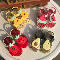 Mini Melissa Shoes for Kids, Fruit Sandal, Soft Soles