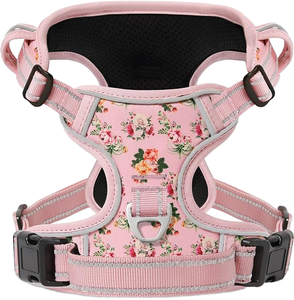Pettorina per Cani Personalizzata Premium in <span class=keywords><strong>Nylon</strong></span> Oxford, Primavera Estate, Colore Kaki, per Cani Grandi e Piccoli, con Sciarpa alla Moda e Zaino Adesivo - Product Image 6