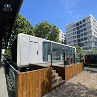 Cabine d'hôtel mobile de luxe CGCH A7, maison préfabriquée moderne de 40 pieds, dortoir modulaire, capsule pour le camping et l'utilisation en appartement