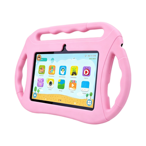 Kids <b>Tablet</b> PC <b>7</b> Inch Android 15 Wi-Fi Capacitive Screen Educational Learning Device Fashion Silicone Case Drop Resistance - Product Image 3