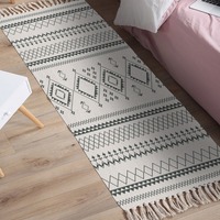 Tapis imprimé pour maison d'hôtes, hôtel, usage domestique, tapis de salon, tapis de table basse, tapis de chevet de chambre à coucher, tapis long, lavable en machine
