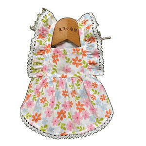 ชุดสำหรับสัตว์เลี้ยงฤดูร้อนชุดเดรสเจ้าหญิงลายดอกไม้แขนบินสำหรับ XS-XXL สุนัขและแมวน้ำหนักเบากระโปรงป้องกันแสงแดดระบายอากาศได้ดี - Product Image 3