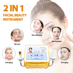 Appareil HIFU non invasif à double poignée avec sondes de 1,5/3,0/4,5 mm, dispositif de remodelage du contour du visage, réduction du double menton, raffermissement de la peau - Product Image 1