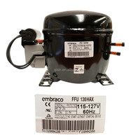Compresor de Refrigeración Embraco Aspera NEK6212Z R134a 1/2HP, Compresor de Pistón para Refrigeradores Domésticos y Máquinas de Hielo