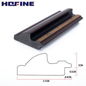 HOFINE Vente en gros d'usine de décoration d'hôtel marron de style américain écologique <span class=keywords><strong>Moulure</strong></span> bon marché <span class=keywords><strong>Cadre</strong></span> photo Bande de suspension murale - Product Image 6