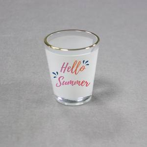 Vasos de Vidrio Blancos para Sublimación al por Mayor de 1.5 Onzas - Forma Cónica, Personalizables por Transferencia de Calor, Mini Copas de Vino Blanco - Product Image 4