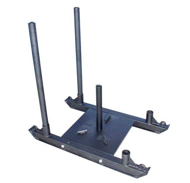 Gym Equipment Resistance Training Sled Strength Training Power Sled by Bumper Plate Power Fitness Sled