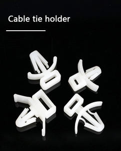 TV PC câble Ethernet bureau maison noir auto-adhésif Clips de gestion des câbles organisateurs de câbles Clips de fil collant support de cordon - Product Image 6