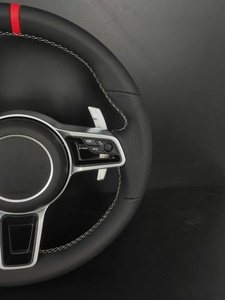 Volante Personalizado OEM/ODM para <span class=keywords><strong>Porsche</strong></span> Cayenne Cayman, Venta al por Mayor, Fibra de Carbono y Cuero para Palancas de Cambio - Product Image 6