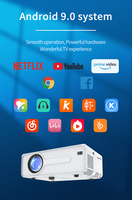 2023 yeni CY500 1080P HD taşınabilir projektör ev sineması cep mini projektör 640*480P 4K Video android wifi akıllı projektörler