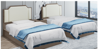 Ensemble de meubles de chambre à coucher moderne, lit king-size ou queen-size, nouvelle conception, vente chaude