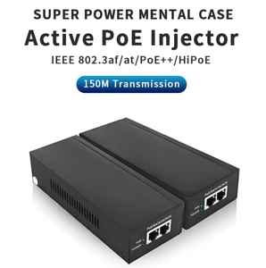Inyector <span class=keywords><strong>POE</strong></span> Gigabit 2.5G 10G, 55V 150W, Adaptador <span class=keywords><strong>POE</strong></span> Activo para Cámara CCTV y Punto de Acceso Inalámbrico, Entrada 10-240Vac - Product Image 4