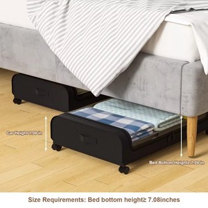 Household Under <b>Bed</b> Storage Box Seasonal Moisture Proof Sundries Storage <b>Bag</b> Nonwovens Oxford Fabric Under <b>Bed</b> Container - Product Image 5