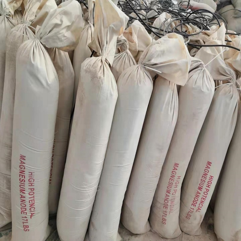 Casting Corrosion Protection Magnesium Sacrificial Anode Prepackaged