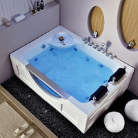 Fabricant de baignoires écologiques, baignoire ronde autoportante, baignoire à jets de massage sous-marins, vente de baignoires