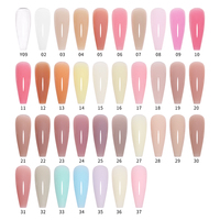 IMTITI Gel de Construction Dur 37 Couleurs Sans Sensation de Brûlure, Gel UV/LED de Sculpture pour Extension d'Ongles, Gelée Forte, Marque Privée, Vente en Gros