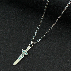 จี้สร้อยคอแฟชั่นลายอนิเมะดาบศิลปะออนไลน์ ชุด 3 ชิ้น เครื่องประดับเคลือบลายกางเขน อาซึนะ คิริโตะ คอสเพลย์ ขายส่ง - Product Image 3