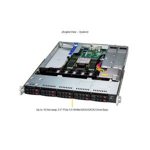 Serveur Rack 1U SYS-112B-WR, Socket Unique, DDR5 ECC, NVMe Hot Swap, Barebone, pour Calcul en Bord et Appareil Réseau - Product Image 6