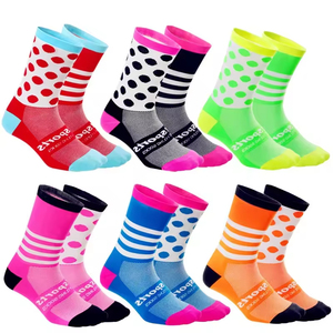 High Quality Custom <b>Socks</b> Cycling Running Sports <b>Socks</b> Athletic <b>Socks</b> Combed Cotton <b>Socks</b> Custom Embroidery <b>Socks</b> Bulk <b>Socks</b> - Product Image 1