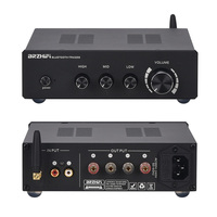 Amplificateur audio haute puissance BRZHIFI 3255-A 300W*2, BT 5.0, amplificateur numérique de classe D, stéréo HiFi, amplificateur de cinéma maison