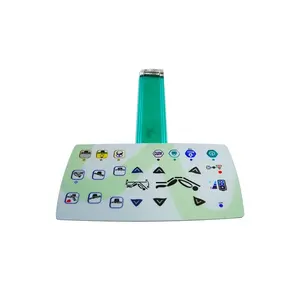 Small ESD Shield Membrane Switch with 5 Embossed Keys