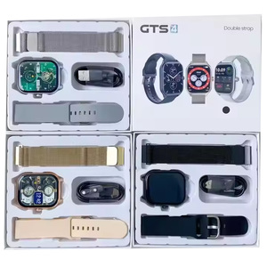 Montre connectée carrée GTS4, étanche IP67, boîtier en acier, appels, puce ultra basse consommation, 2 bracelets, suivi sportif et du sommeil, <span class=keywords><strong>4</strong></span> jours d'autonomie - Product Image 1