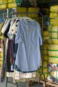 WS20 Abiti Casual Usati di Moda Comodi e Durevoli in Poliestere/Cotone per Giovani Donne Colori Misti Lunghi e Corti - Product Image 3