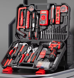 Khuyến mãi nóng: Bộ dụng cụ hộp đồ nghề bền chắc, đa năng, dành cho gia đình, 13 món, kèm tua vít mở rộng, bút thử điện, cờ lê, búa - Product Image 1