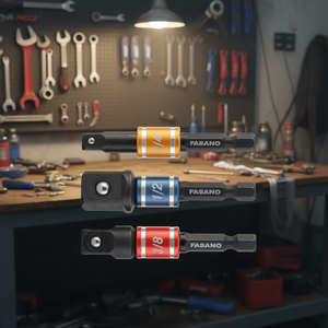 Fasano Hex Bit Adapter 1/4 1/2 3/8 Inch Drive <b>Socket</b> Wrench <b>Extension</b> Auto Repair Tool - Product Image 3