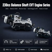 Moteur complet 230cc GY6 CVT monocylindre refroidi par air avec arbre d'équilibrage et marche arrière pour Buggy, VTT et Moto, faible MOQ