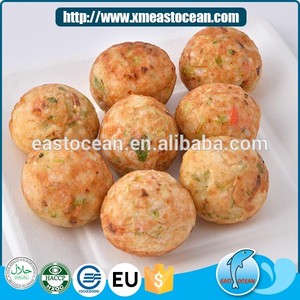 Bola <span class=keywords><strong>de</strong></span> <span class=keywords><strong>pulpo</strong></span> <span class=keywords><strong>de</strong></span> Takoyaki congelado japonés estilo cocinado con sabor amargo embalado en bolsa para la venta - Product Image 5