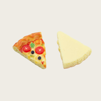 Aanpasbare pizzapuntjes hars cabochons mini voedselcharms DIY knutsels feestdagen Halloween Thanksgiving kinderspeelgoed