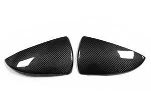 Pour Lexus Nouveau ES/IS/LS/LC/UX/RC – Coque de rétroviseur en fibre de carbone sèche pressée à chaud – Noir/Gris - Product Image 2