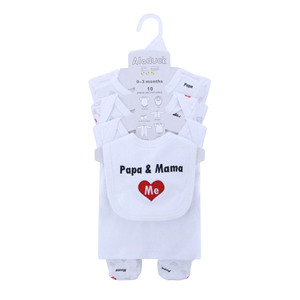 Conjunto <span class=keywords><strong>de</strong></span> Regalo para Bebé Recién Nacido, Mono y Pelele <span class=keywords><strong>de</strong></span> Algodón con Estampado, Unisex, con Tratamiento Suavizante para Bebés <span class=keywords><strong>de</strong></span> <span class=keywords><strong>Un</strong></span> Mes, Venta al Por Mayor - Product Image 5