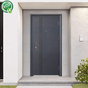 Portes d'entrée extérieures de qualité supérieure en acier moulé pour maisons – Porte d'entrée moderne - Product Image 5